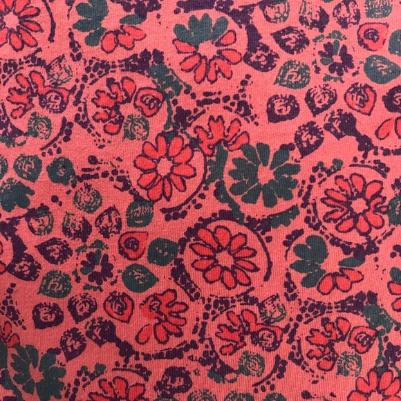 NWOT Orvis Floral Orange Purple Teal Long Sleeve Top Size M - Picture 8 of 9